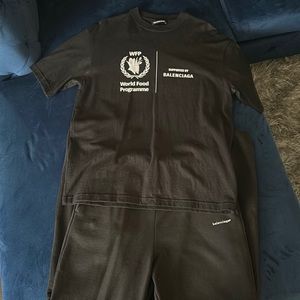Men’s Balenciaga t shirt-size XS and sweatpants size small